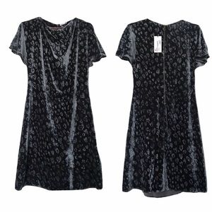 NEW Tomas Maier Velvet Heart Print Dress